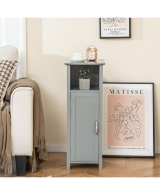 Bathroom Storage Organizer with 2-Tier Cabinet