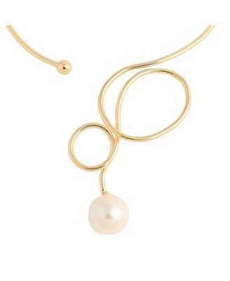 Gold-Plated Wrap Necklace