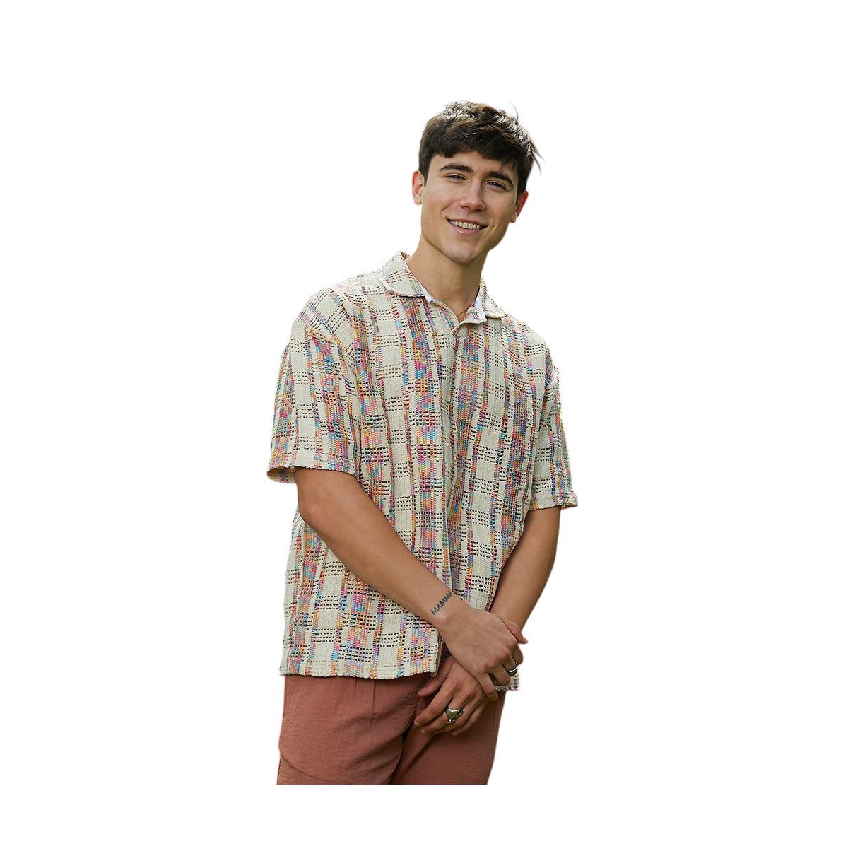 Men's Off-White Prism Oversized Polo T-Shirt - White