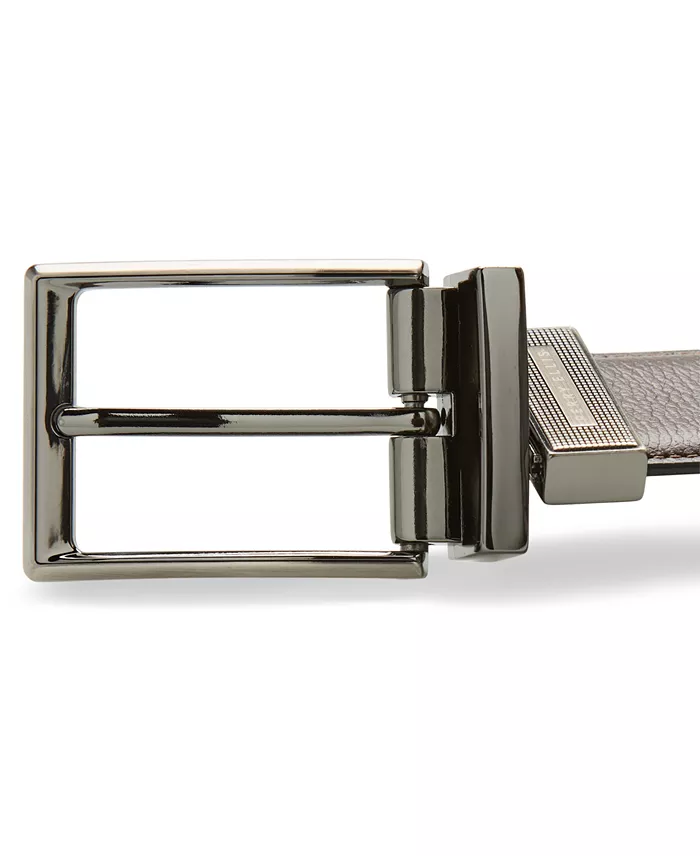 Men's Leather Double-Stitch Belt - thumbnail 3