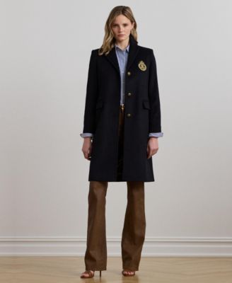 Women's Single-Breasted Peacoat