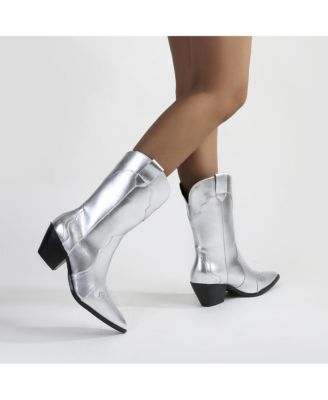 Kitty Western Mid-Calf Boots