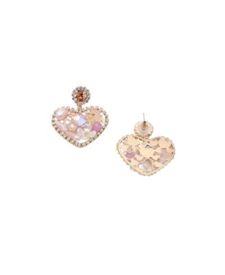 Hearts Drop Earrings