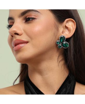 Embellished Butterfly Stud Earrings