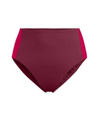 Women's Seamed High Waisted Bikini Bottoms