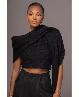 Women's Soft Life Cable Knit Sweater Top