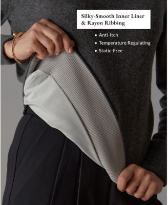 Women's Itch-Free Merino Wool Button Cardigan with Soft Lining