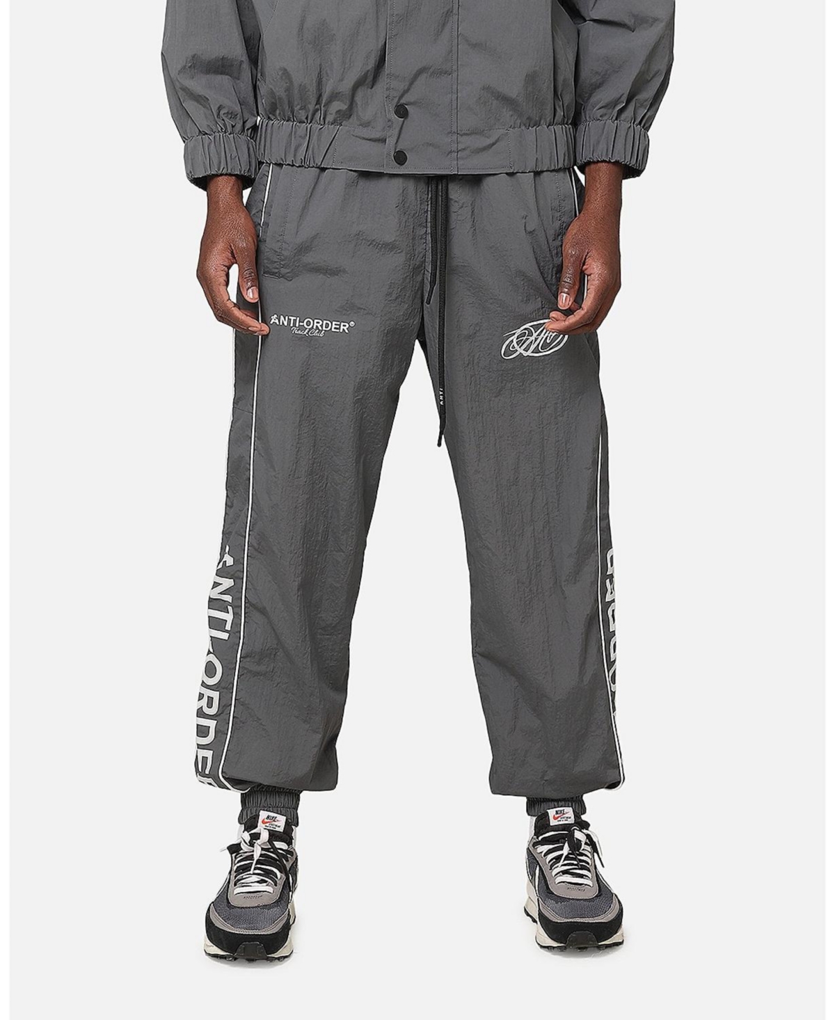 Men's Track Club Nylon Jogger - Dark grey/grey