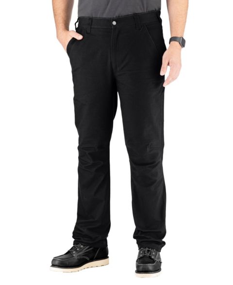 Мужские брюки Thorogood Water Repellent Stretch Canvas Work Pants, цвет: Чёрный