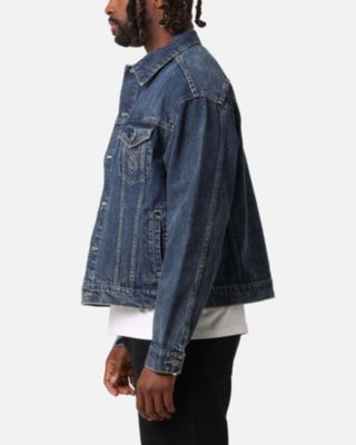 Men's Classic Trucker Denim Jacket- Blue, M
