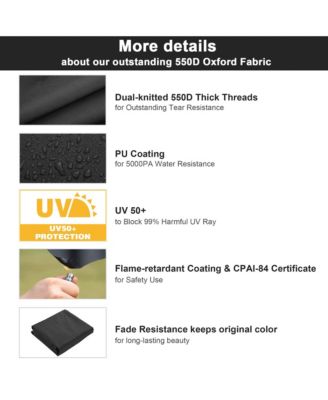 1 Pack Side Wall for 10x15 Ft EZ Pop Up Canopy Tent UV50+ Patio Sun