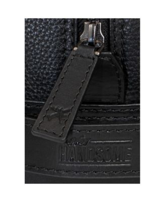 The Hey Handsome Pebble Grain Genuine Leather Toiletry Dopp Kit