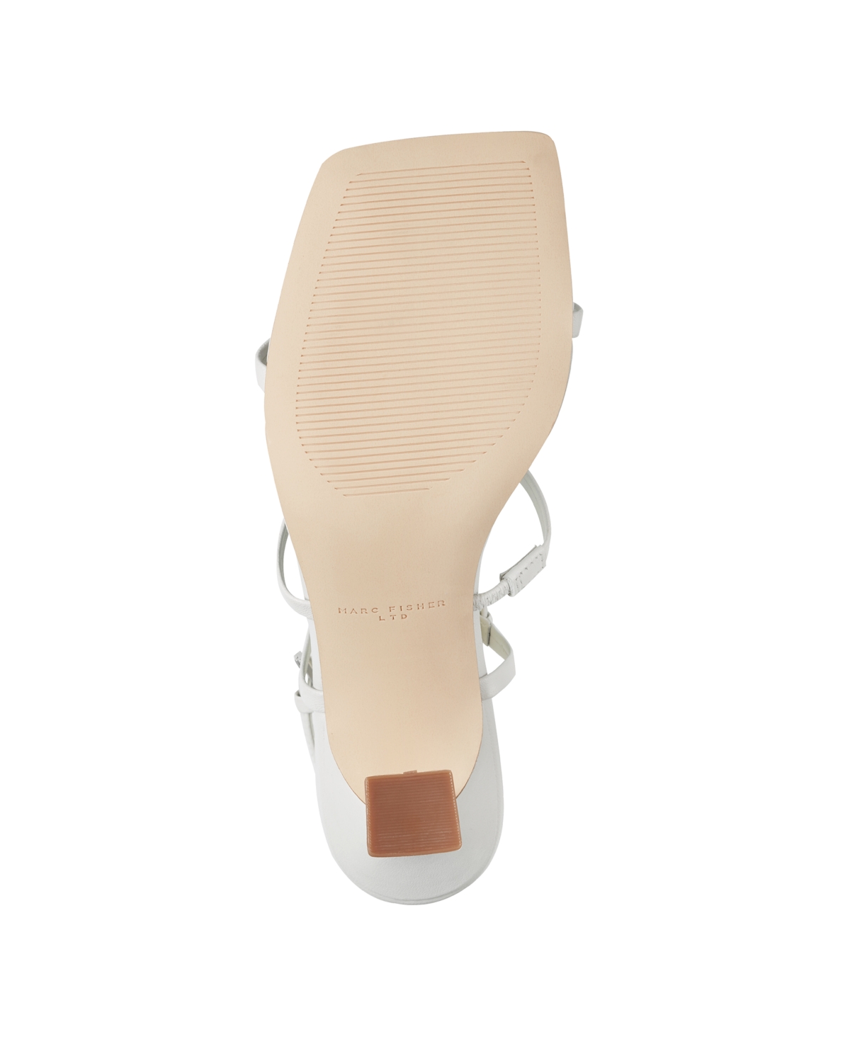 Marc Fisher Ltd Dennie Ankle Strap Sandal In White