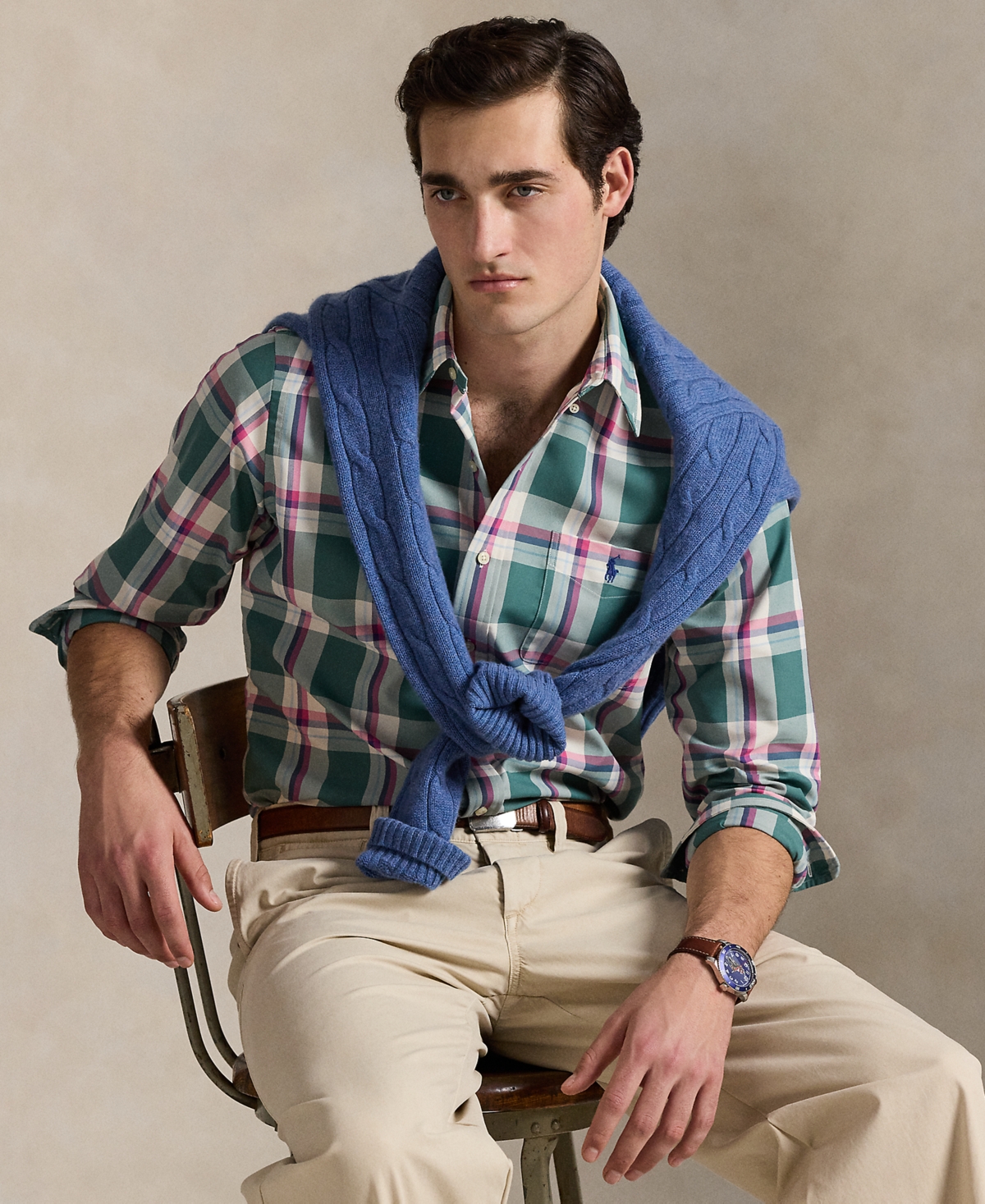 Polo Ralph Lauren Men's Classic-fit Performance Oxford Shirt In Multi
