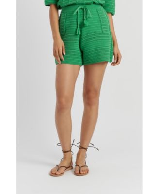 Women's Cotton Crochet Short