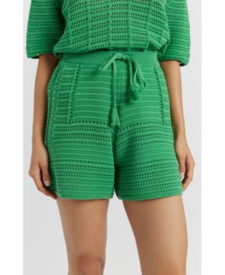 Women's Cotton Crochet Short