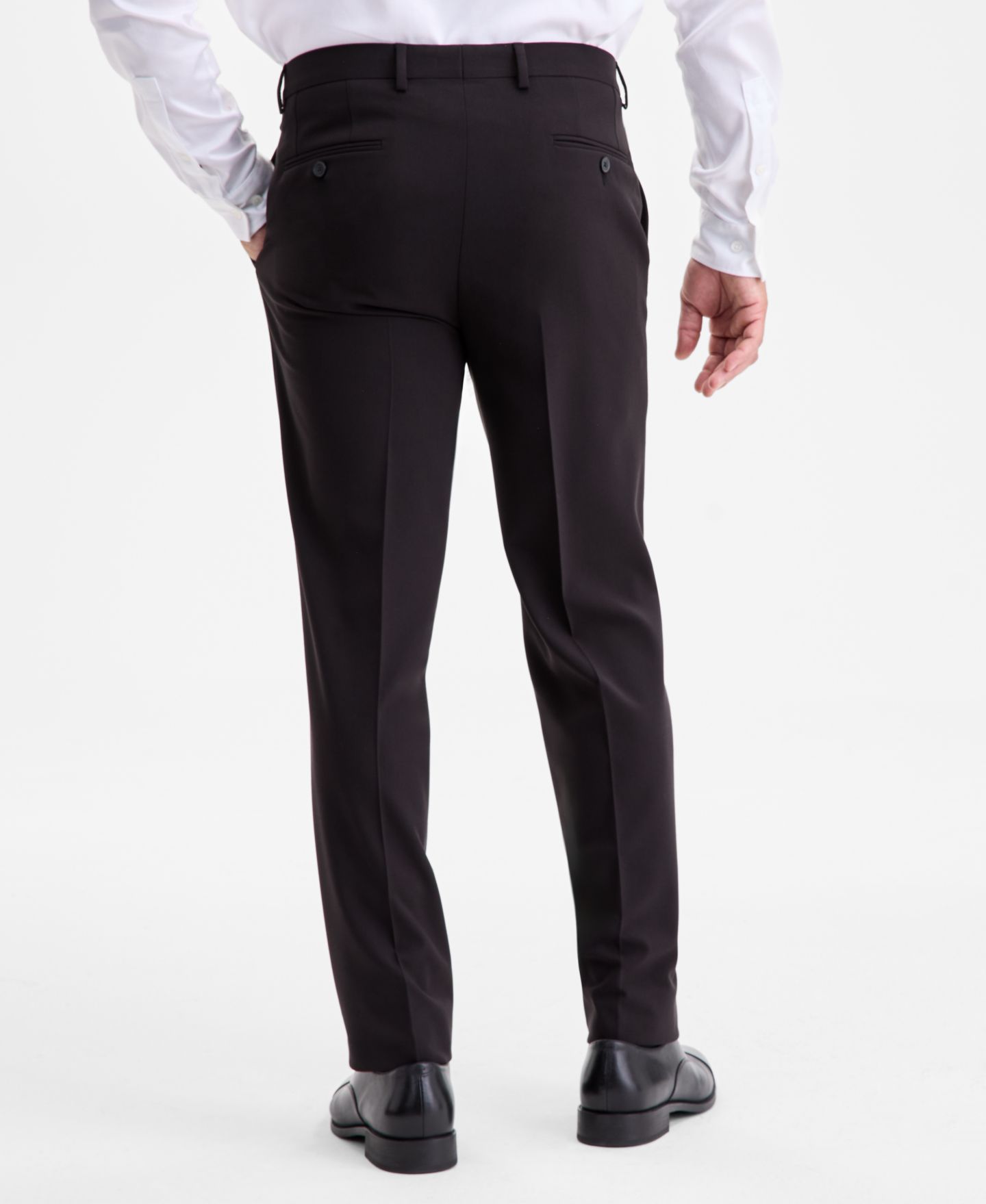 Мужские брюки Tallia Classic Fit Suit Separate Pant, цвет: Чёрный — фото 2