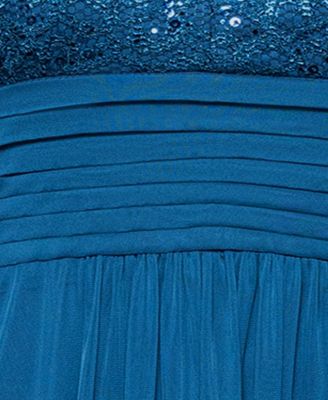 Women's Lace-Top Keyhole Dress