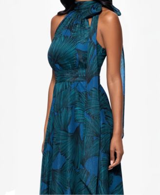 Women's Sleeveless Scarf-Neck Dress