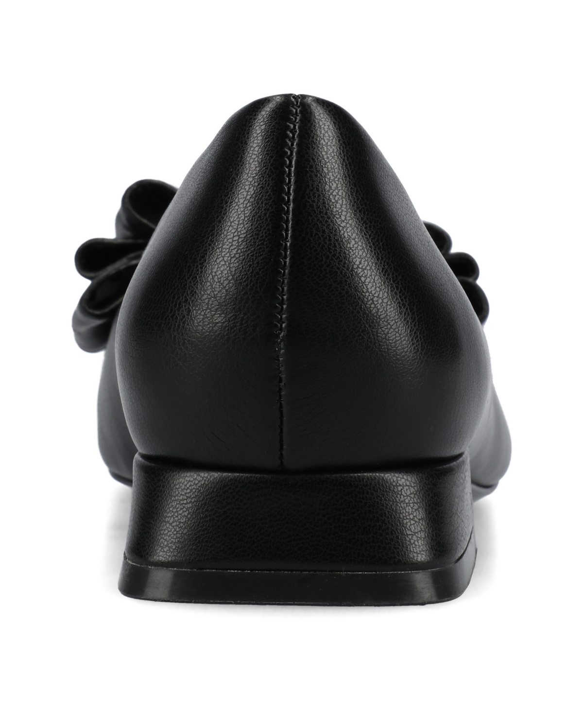 Journee Collection Ophelia Bow Pointed Toe Flat In Black