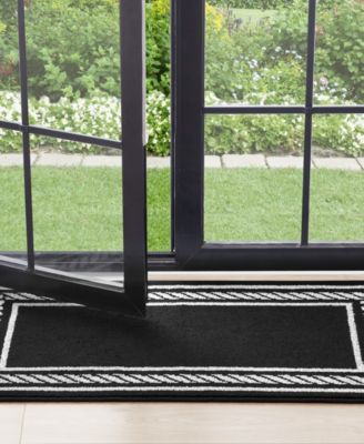 Rope Border Tufted 2-Pc. Runner Rug Set