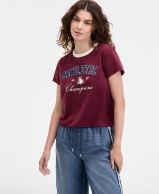 Madden Girl - Juniors' Crewneck Tailgate Club T-Shirt