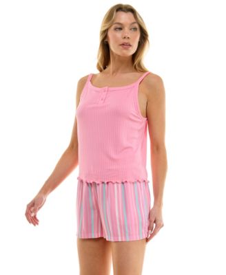 Women's Cami Tank Top with Lettuce Edging