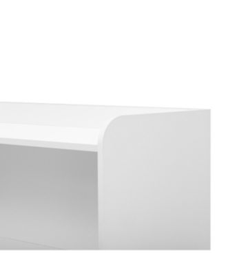 White Wood 3-Drawer Storage Cabinet