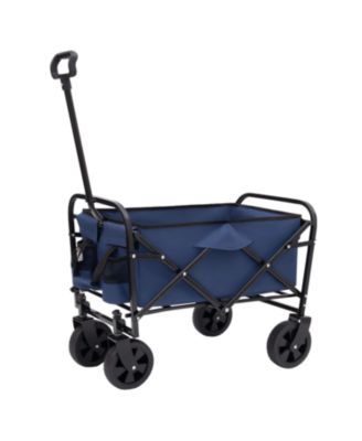 Collapsible Utility Wagon Cart - 225lb Capacity - Dark Blue