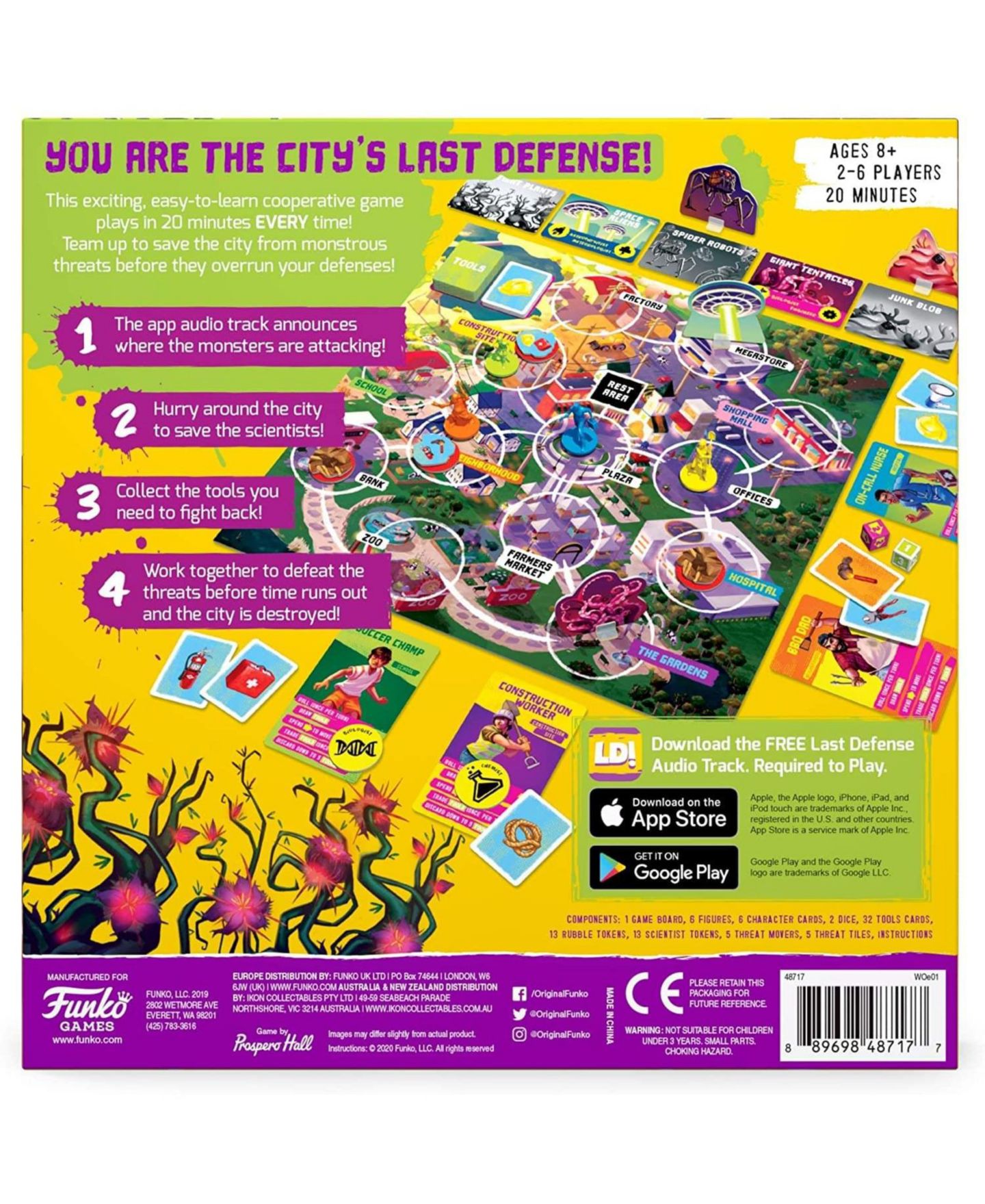 Детская игрушка Funko Last Defense! Board Game For 2-6 Players — фото 3