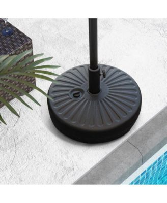20 Inch Fillable Heavy-Duty Round Umbrella Base Stand