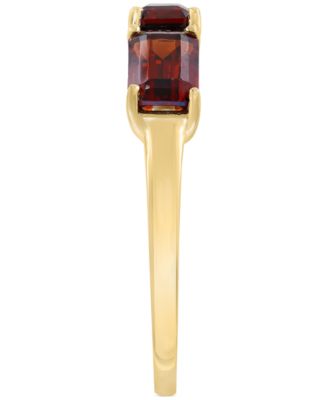 EFFY&reg; Garnet (2-1/3 ct. t.w.) & Diamond Accent Ring in 14k Yellow Gold 