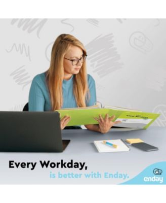 1Inch 3 Ring Binder, 1 Inch Round Ring Clear View Cover with 2 Inside Pockets Binders, Colored School Supplies Binders in Grey, Pink, Blue, Purple, Green and Red, Multicolor (6 PC) – by Enday