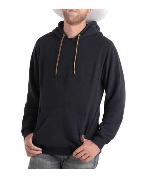 Мужское худи Thorogood Big & Tall Heavyweight Embossed Logo Pullover, цвет: Чёрный