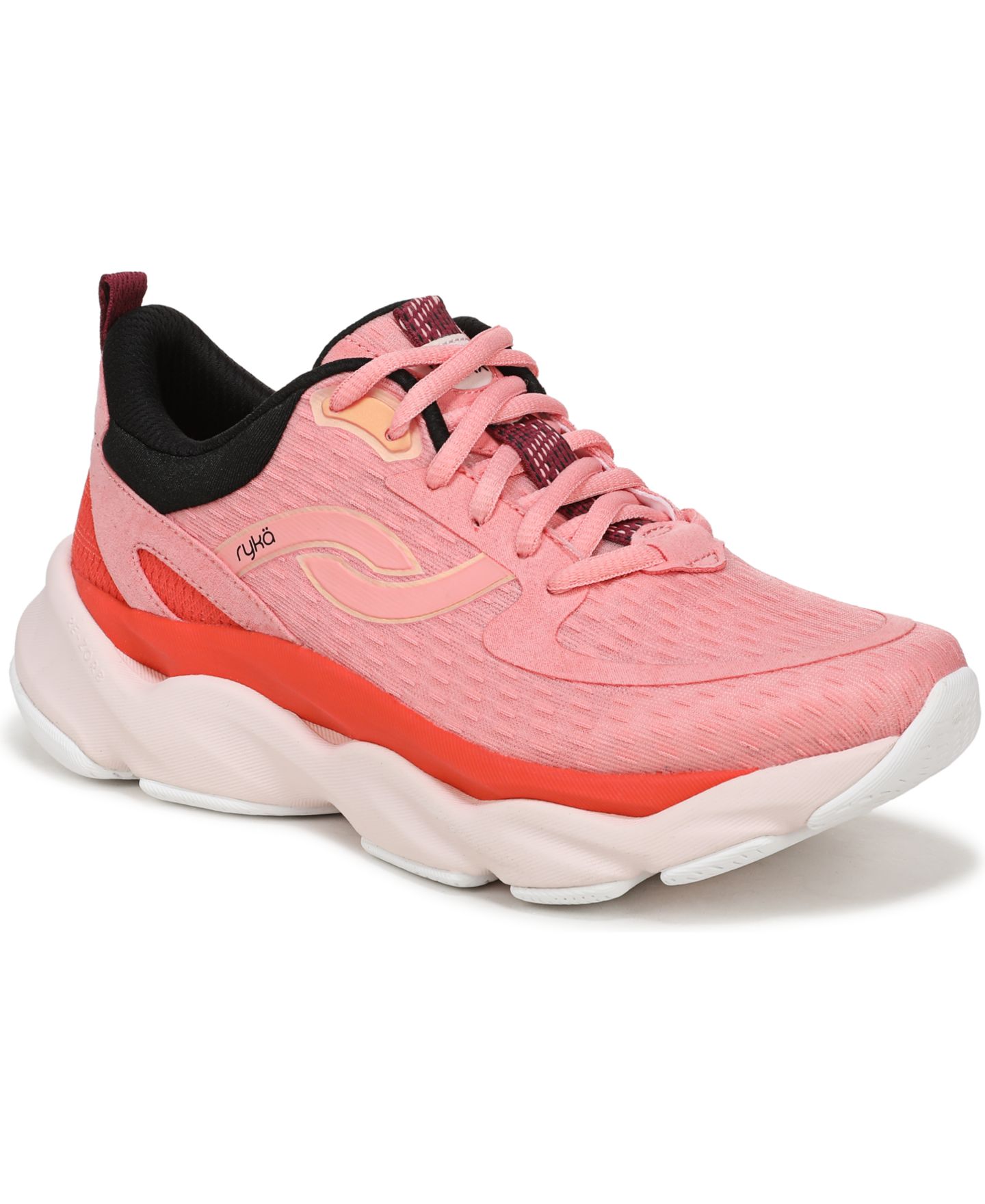 Женские кроссовки Ryka Rezorb Max Lace Up Walking, цвет: Чёрный сетчатый — фото 6