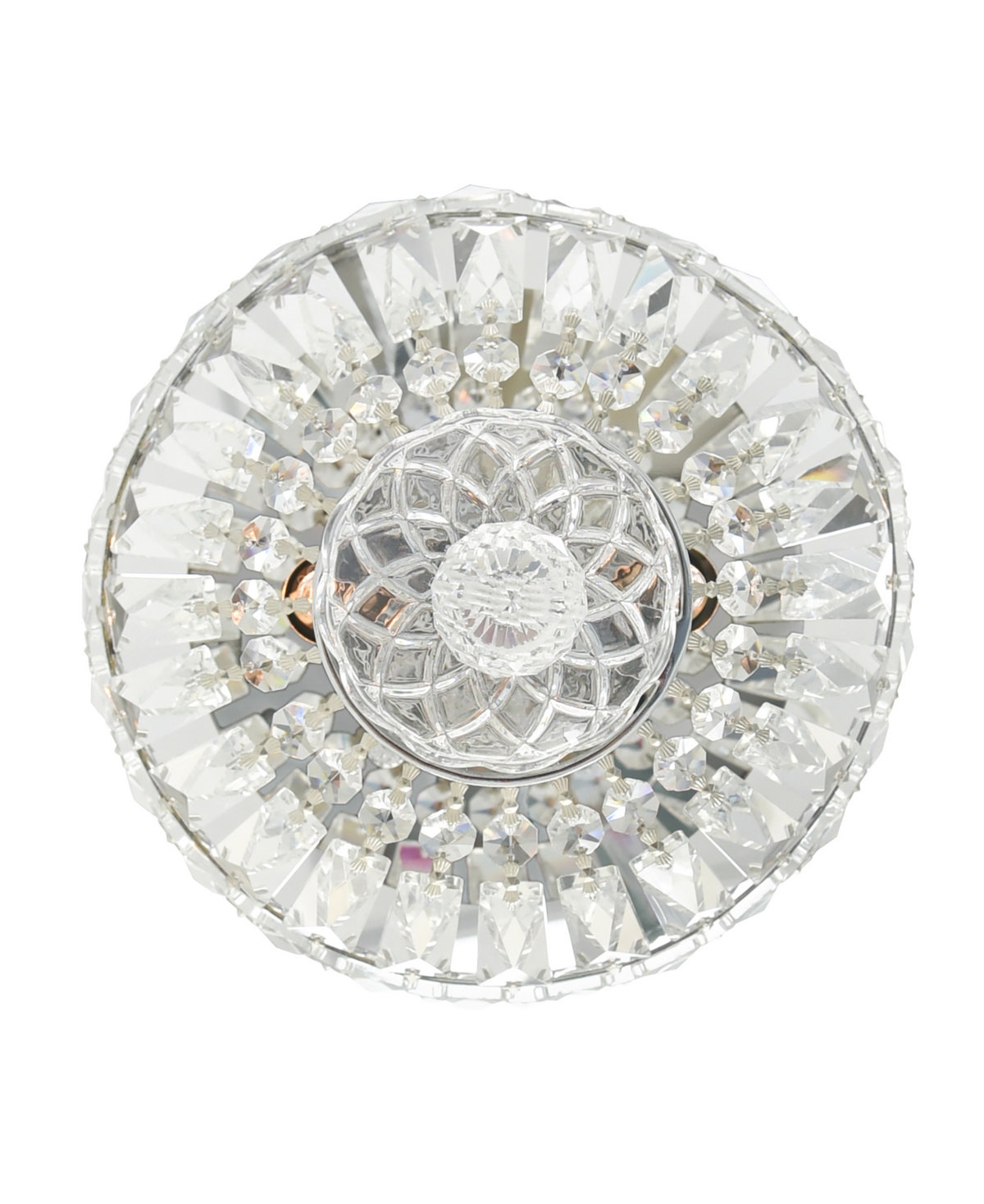 Cwi Lighting 9" Metal Stefania 2 Light Bowl Flush Mount