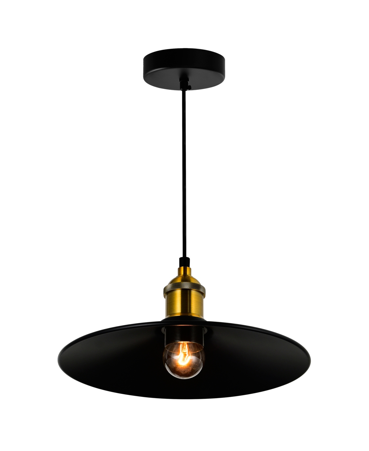 Cwi Lighting 9" Metal Brave 1 Mini Pendant