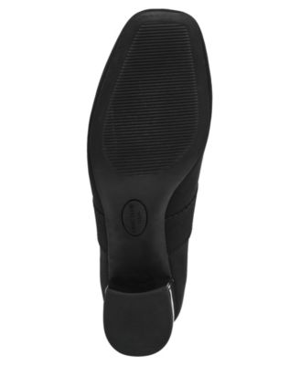 Women's Toni Stretch Block Heel Tailored Pumps