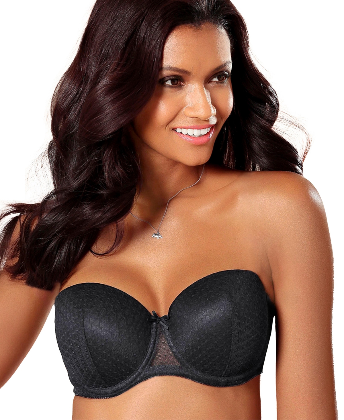 Women's Multiway Strapless T-Shirt Bra - Black