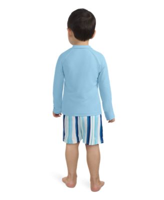 Toddler Boys Rash Guard Top & Swim Shorts, 2 Piece Set