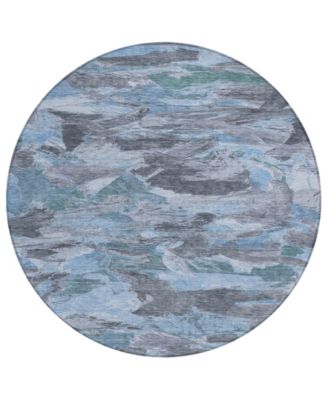 Addison Chantille Machine Washable ACN1346 8'x8' Round Area Rug