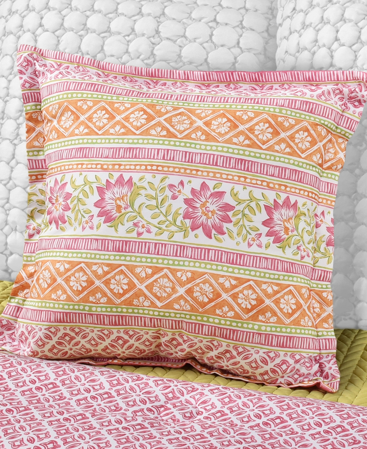 J By J Queen Bold Shiloh Decorative Pillow, 18" X 18"