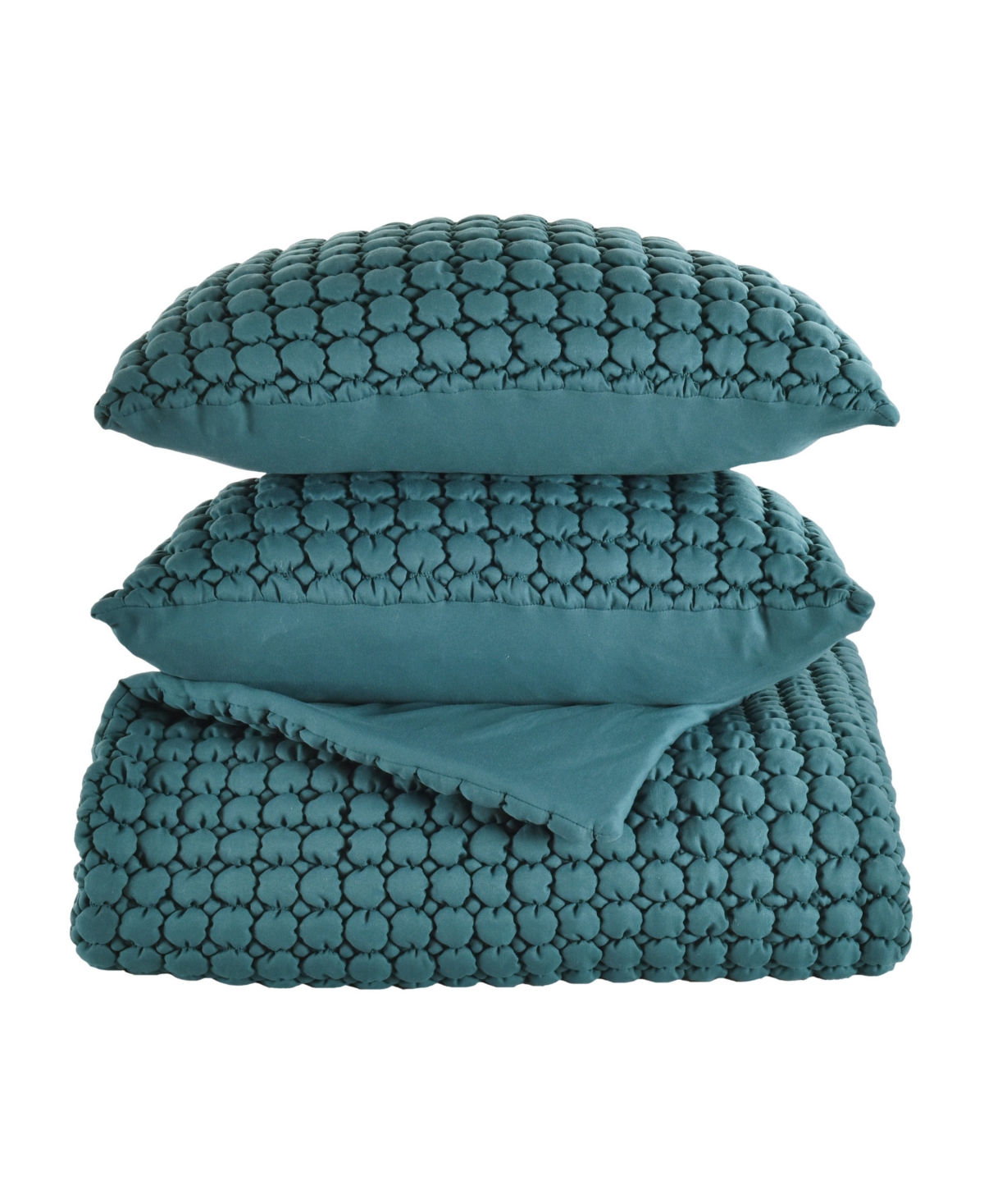 J By J Queen Bold Cloud Puff 3-pc. Quilt Set, Full/queen