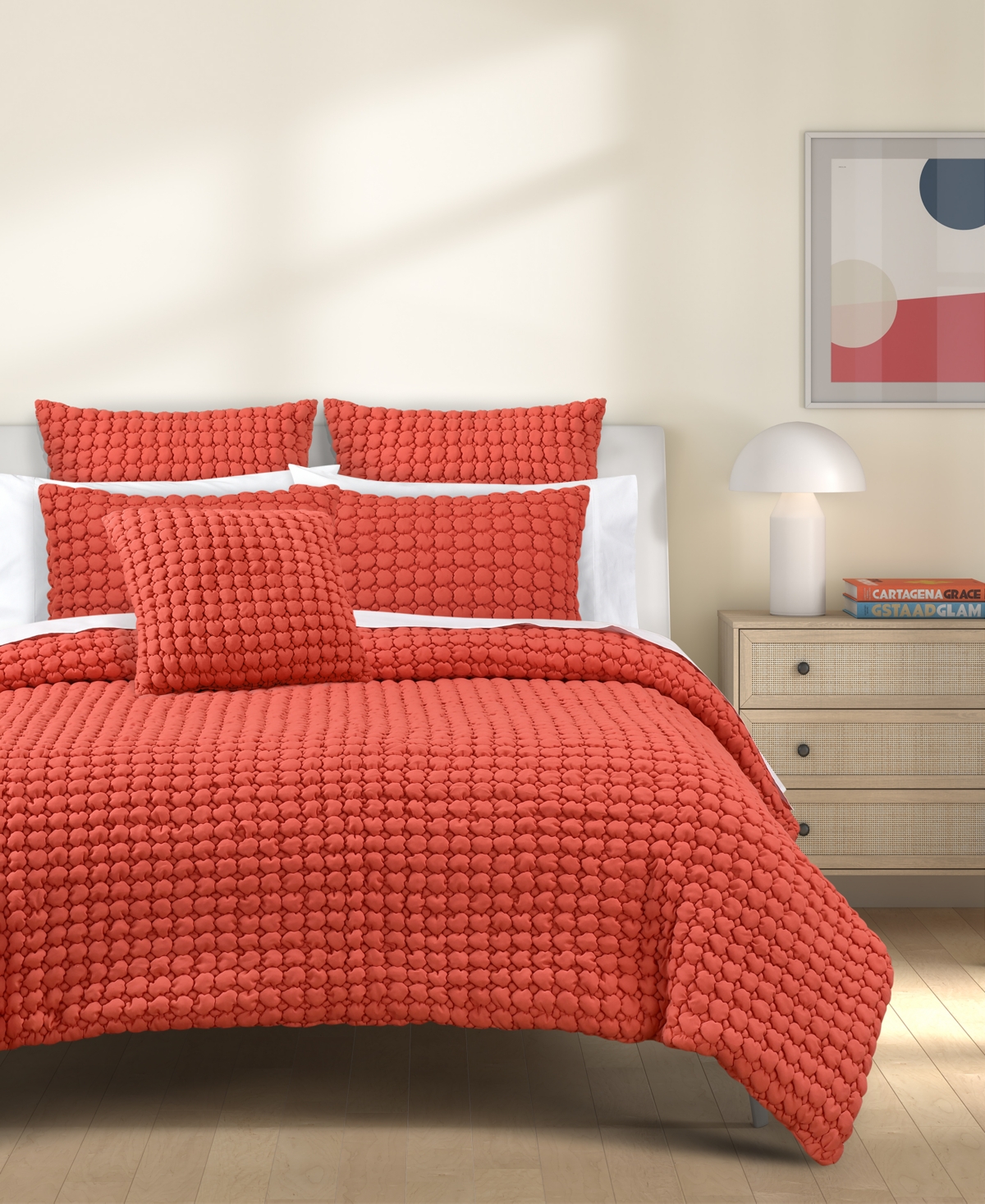 J By J Queen Bold Cloud Puff 3-pc. Quilt Set, King/california King