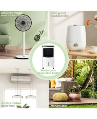 3-in-1 Portable Evaporative Air Conditioner Cooler with Remote Control for Home