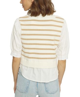 Women's Crewneck Twofer Top