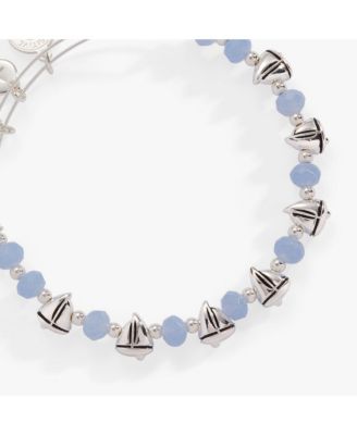 Sailboat Beaded Bangle Bracelet