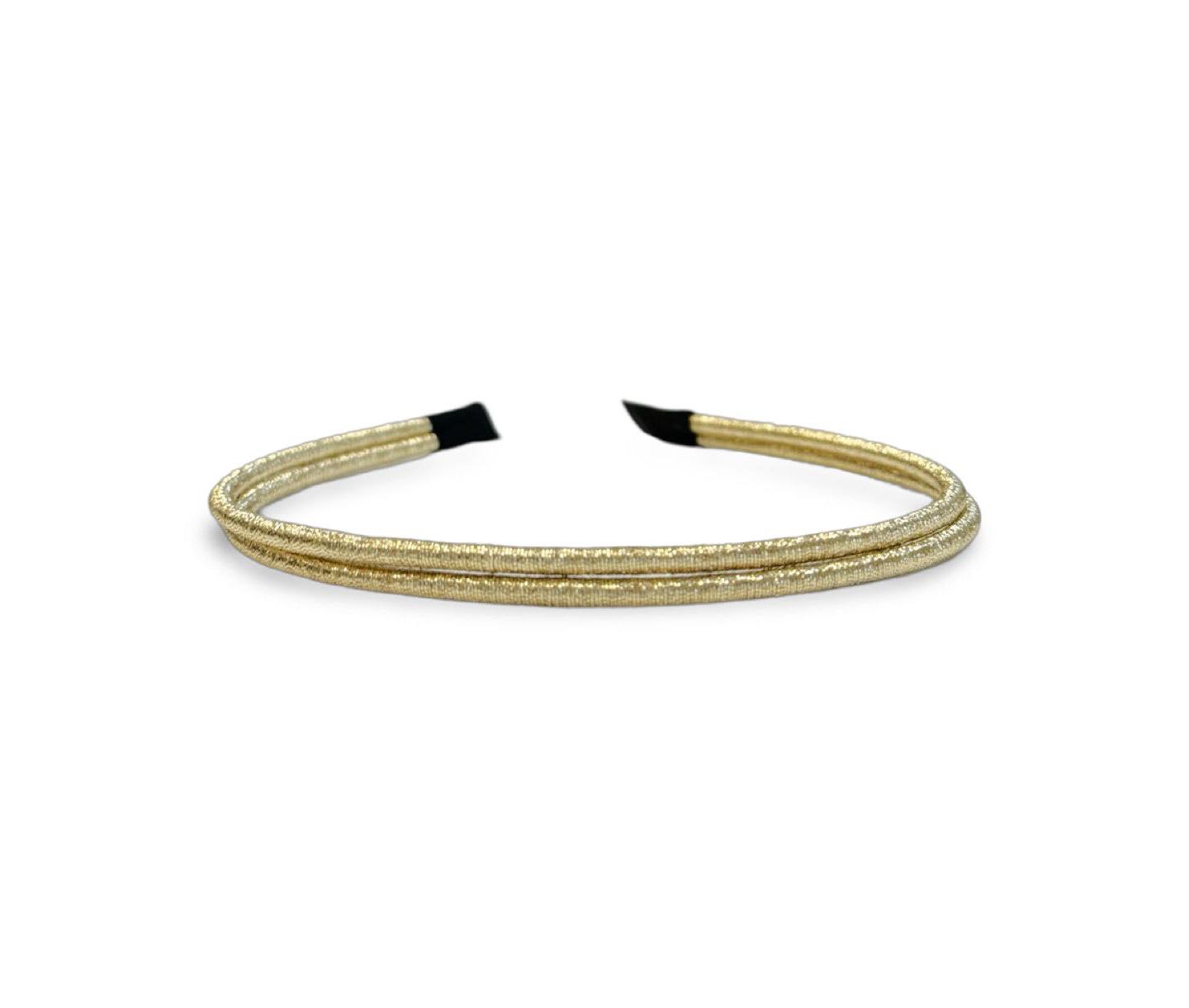Женские аксессуары для волос Headbands of Hope Thin Double Headband - Gold, цвет: Золотой — фото 4