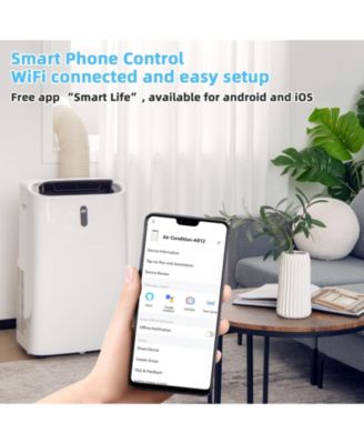 14000 BTU(Ashrae) Portable Air Conditioner with APP and WiFi Control