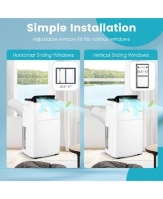 13,000 BTU cooling 4-in-1 portable air conditioner